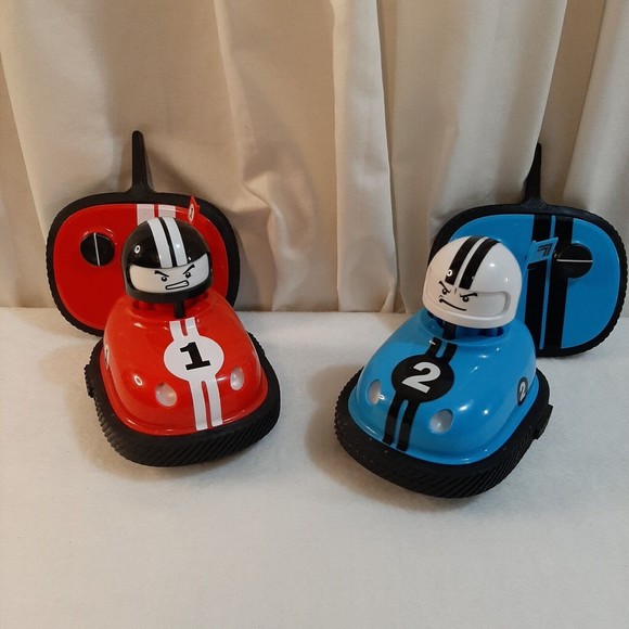 Sharper Image Road Rage RC Speed Bumper Cars Mini Remote Controlled Ejector Men - Picture 1 of 12